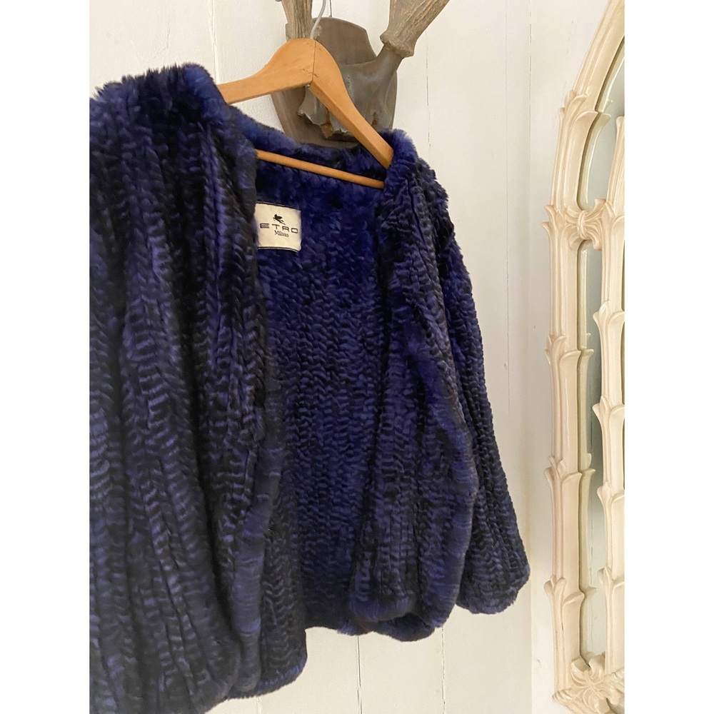 Vintage Etro Rabbit Fur Jacket - Picture 2 of 7